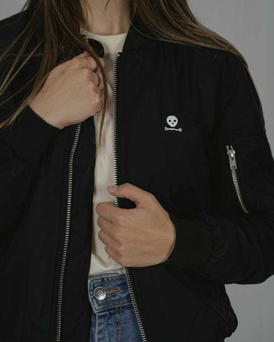 Bomber negra premium