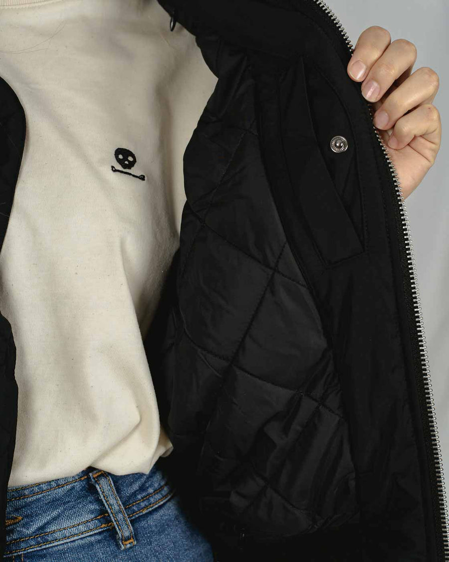 Bomber negra premium